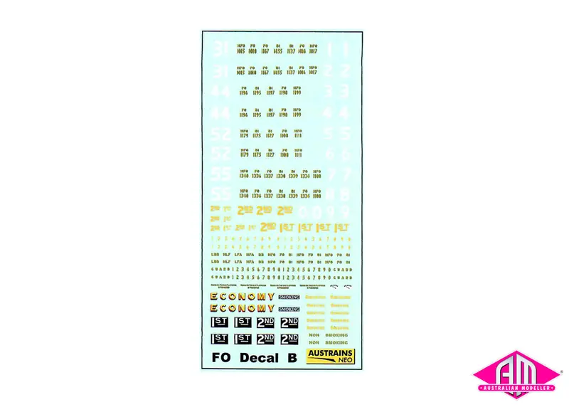 Nswgr Fo End Platform Car Decals Set B 1