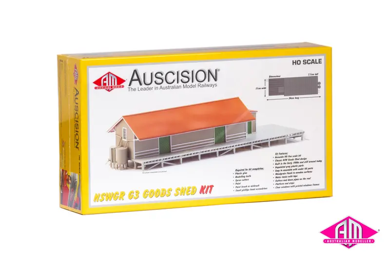 Nswgr G3 Goods Shed Unasembled Plastic Model Kit, (Ask-1) Ho Scale 1