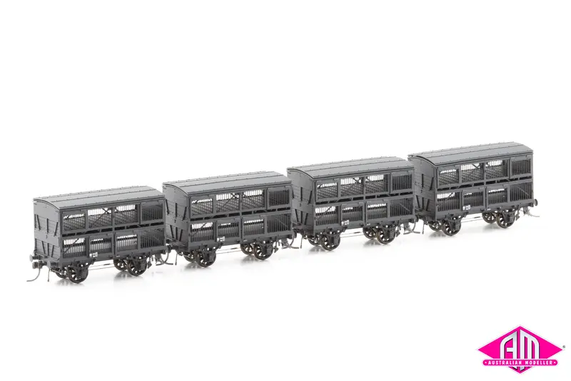 Nswgr Gsv 4 Wheel Sheep Van - No's: 26564, 26570, 26572, 26582 - Pack #1 1