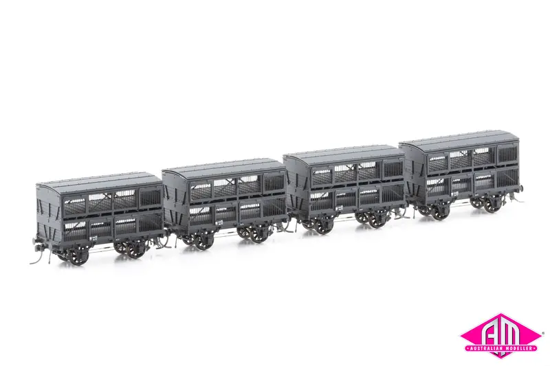 Nswgr Gsv 4 Wheel Sheep Van - No's: 26576, 26575, 26580, 26587 - Pack #3 1