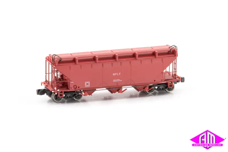 Nswgr Nplf Clinker Cement Hopper - Red - 5 Pack (N Scale) 1