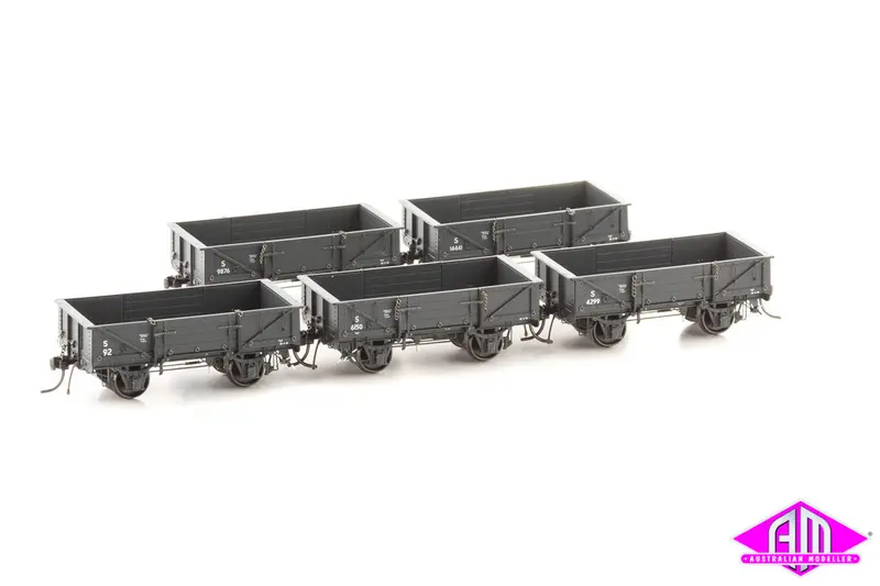 Nswgr S Truck Disc Wheels / No Buffers 5 Car Pack S024 1