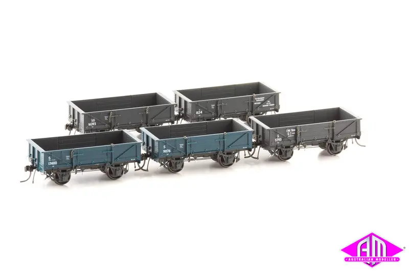 Nswgr S Truck Disc Wheels / No Buffers 5 Car Pack S026 1