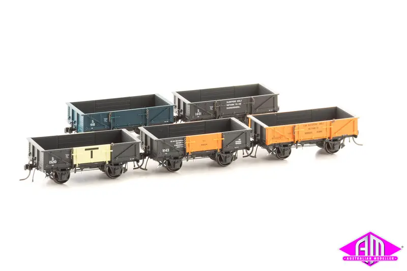 Nswgr S Truck Disc Wheels / No Buffers 5 Car Pack S028 1