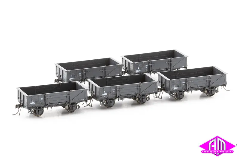 Nswgr S Truck Disc Wheels / No Buffers 5 Car Pack S031 1
