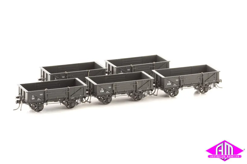 Nswgr S Truck Spoked Wheels / Buffers 5 Car Pack S021 1