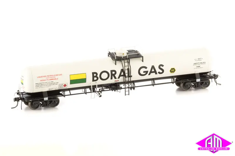 Nswr Gs Lpg Rail Tank Cars Atly Boral Gas 1990 B (Twin Pack) 1