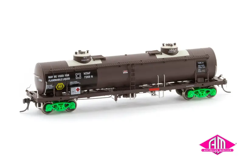 Nswsra Ntaf 10,000 Gallon Rail Tank Cars 4 Car Pack 1983-1995 Ntaf 005 (Ho Scale) 1