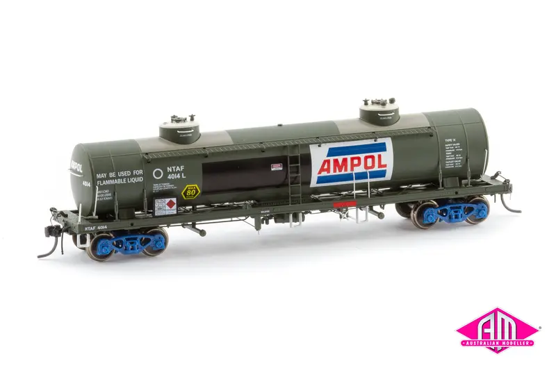 Nswsra Ntaf 10,000 Gallon Rail Tank Cars 4 Car Pack 1990-2006 Ntaf 007 (Ho Scale) 1