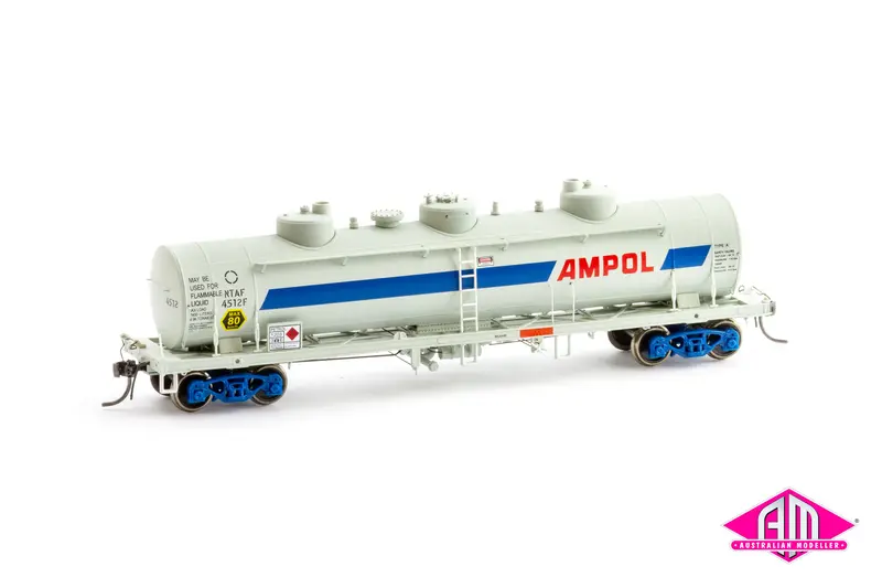 Ntaf Fuel Block Train Ampol, Ntaf010 (4 Pack) Ho Scale 1