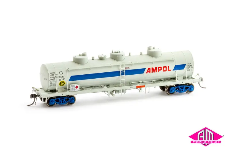 Ntaf Fuel Block Train Ampol, Ntaf011 (4 Pack) Ho Scale 1