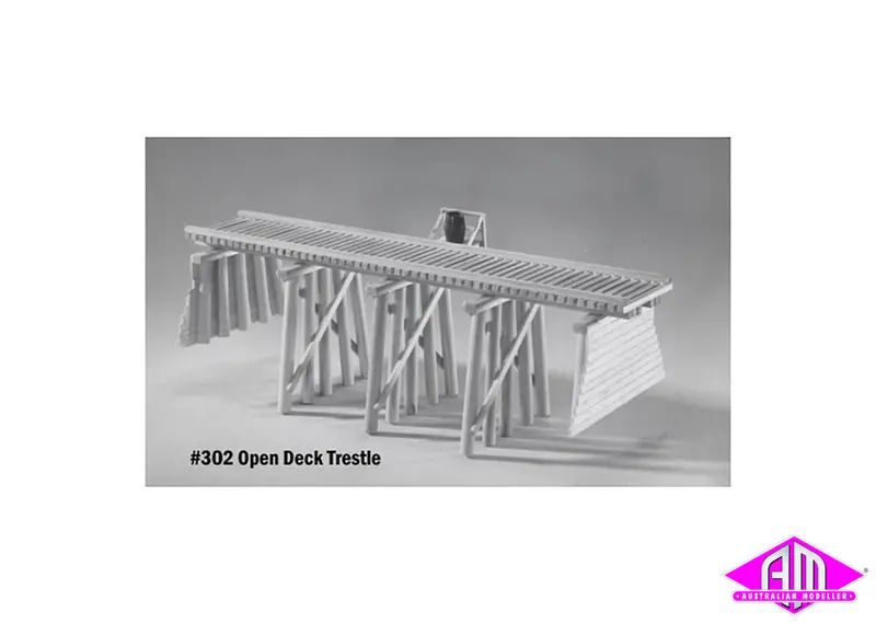 Open Deck Trestle Bridge #302 1