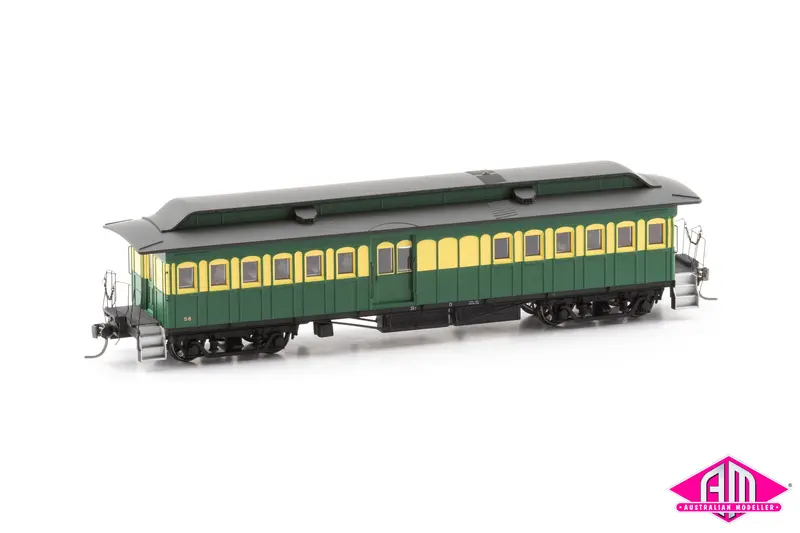 Or495 - Centenary Baggage Car #56 (Steamranger) - Painted Arches (Ho Scale) 1