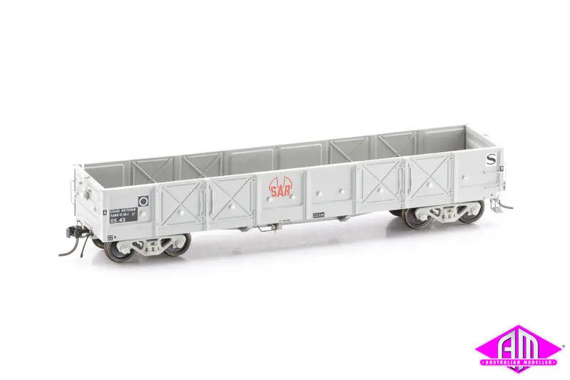 Os Open Wagon Sar Light Grey / Anr Red Welded Body Fto310 (3 Pack) 1