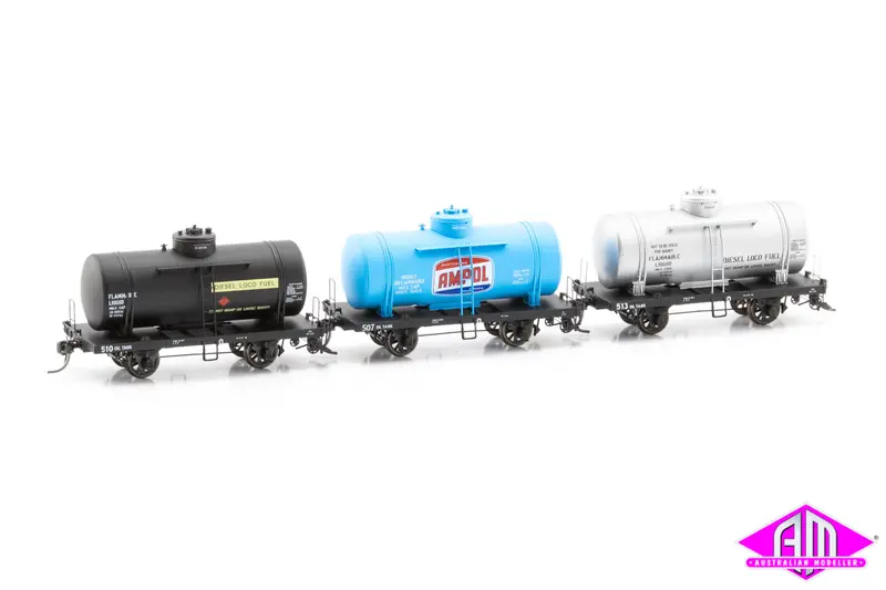 Ot 4-Wheel Rail Tank Car 1970S / 80S Ot Pack D (3 Pack) 1