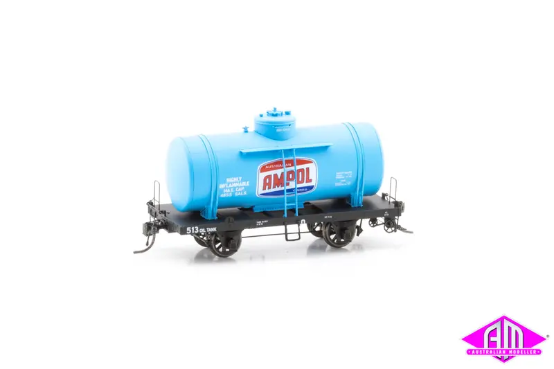Ot 4-Wheel Rail Tank Car Ot 513 Ampol (Single Car) 1
