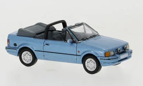 Pcx870158 - Ford Escort Iv Convertible - Metallic Light Blue (Ho Scale) 1