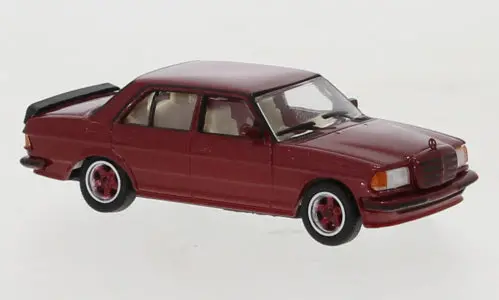 Pcx870178  - Mercedes W123 Amg - Metallic Dark Red (Ho Scale) 1