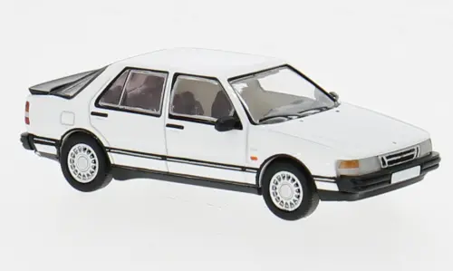 Pcx870188 - Saab 9000 Cc - White 1985 (Ho Scale) 1
