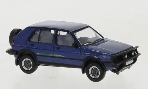 Pcx870205 - Vw Golf Ii Country - Metallic Blue - 1990 (Ho Scale) 1