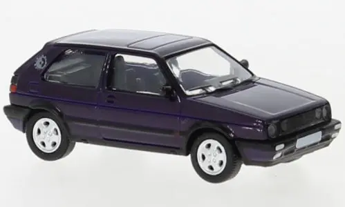 Pcx870304 - Vw Golf Ii Gti Fire & Ice - Metallic Dark Plum Purple - 1990 (Ho Scale) 1