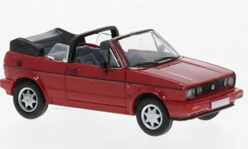 Pcx870309 - Vw Golf I Convertible 1991 - Red (Ho Scale) 1