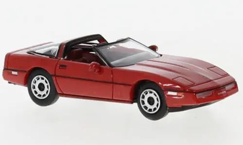 Pcx870316 - Chevrolet Corvette C4 - Red - 1984 - Targa Roof (Ho Scale) 1