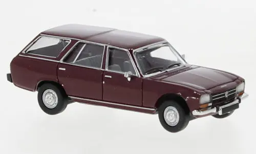 Pcx870350 - Peugeot 504 Break - Dark Red (Ho Scale) 1