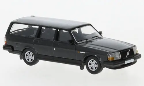 Pcx870399 - Volvo 240 Gl Station Wagon - Metallic Dark Gray - 1989 (Ho Scale) 1