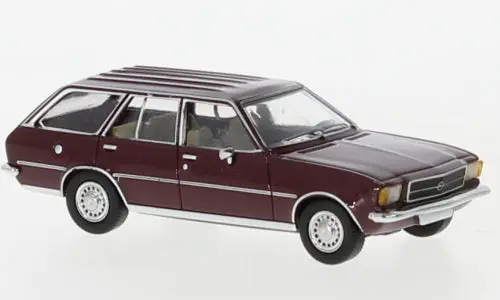 Pcx870400 - Opel Rekord D Caravan - Dark Red - 1972 (Ho Scale) 1