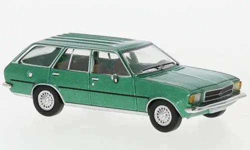 Pcx870401 - Opel Rekord D Caravan - Metallic Green - 1972 (Ho Scale) 1