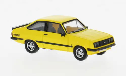 Pcx870721 - Ford Escort - Mk Ii R Yellow (Ho Scale) 1