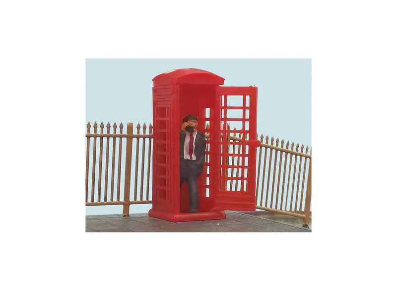 Peco - 5005 - Telephone Box With Caller (Ho Scale) 1