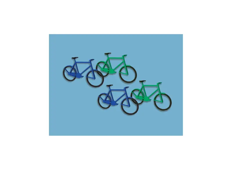 Peco - 5189 - Bicycles (N Scale) 1