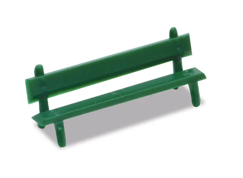 Peco - Lk-25 - Platform Seats - Green (Ho Scale) 1