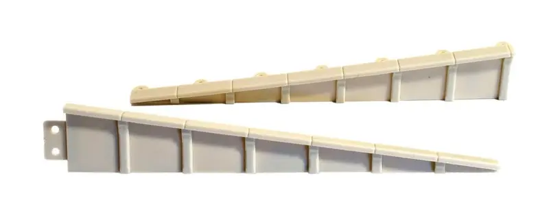 Peco - Lk-68 - Platform Edging Ramp - Concrete (2 Pairs) (Ho Scale) 1