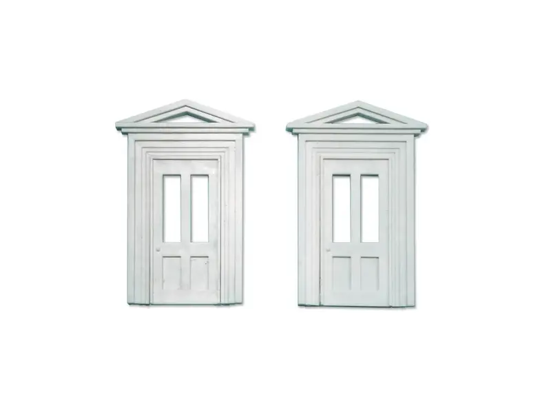 Peco - Lk-757 - Doors And Frames - Pack Of 2 (O Scale) 1
