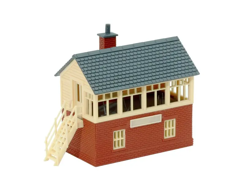 Peco - Nb-3 - Traditional Signal Box - Brick/Timber Type (N Scale) 1