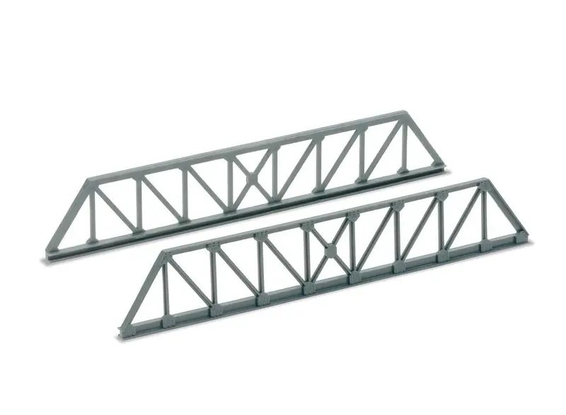 Peco - Nb-38 - Girder Bridge Side - Truss Girder Type - Grey (N Scale) 1