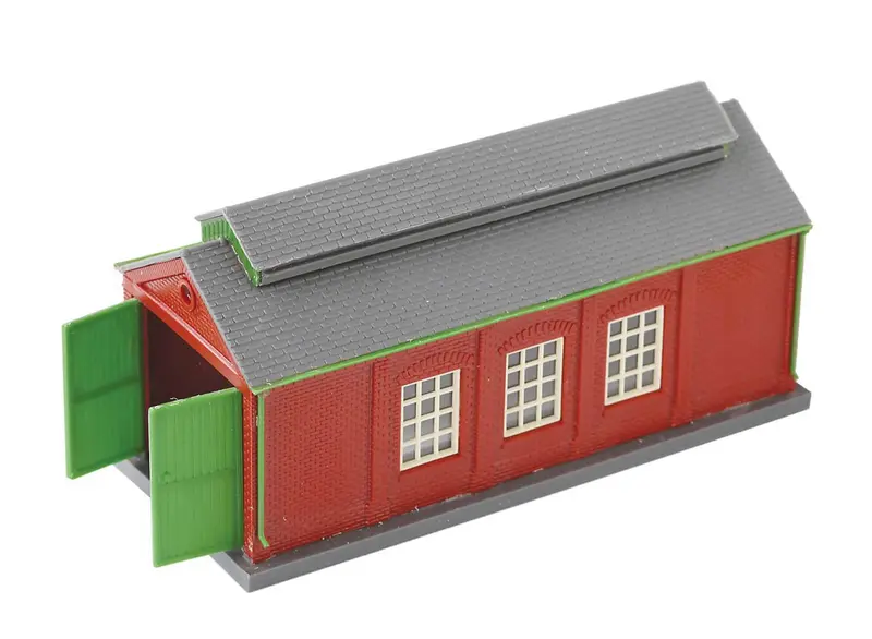 Peco - Nb-5 - Engine Shed - Brick Type (N Scale) 1