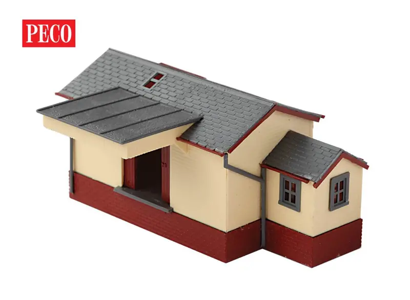 Peco - Nb-6 - Goods Shed - Brick/Timber Type (N Scale) 1