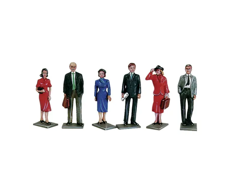 Peco - Op-10 - Passengers - Pack Of 6 (O Scale) 1