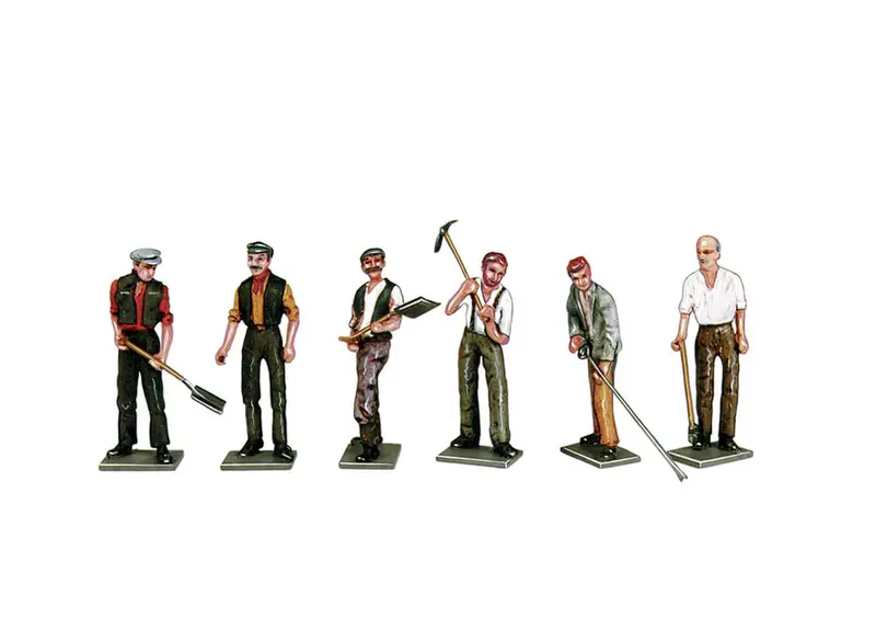 Peco - Op-11 - Workmen - Pack Of 6 (O Scale) 1
