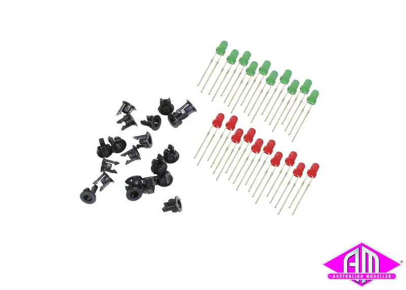 Peco - Pl-30 - 3Mm Led's & Panel Clips 1