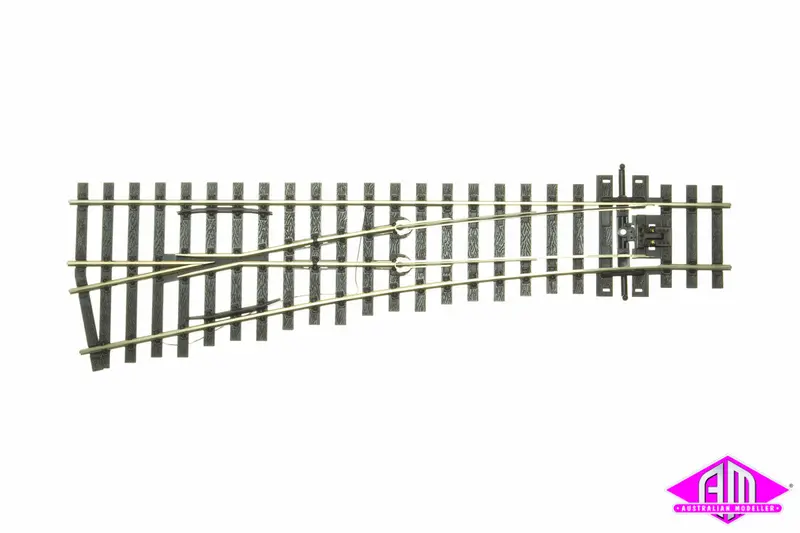 Peco - Sl-E192 - Code 75 Electrofrog - Small Left Hand Point (Ho Scale) 1