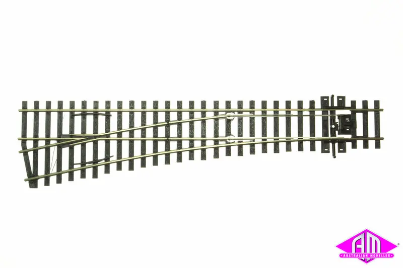 Peco - Sl-E196 - Code 75 Electrofrog - Medium Left Hand Point (Ho Scale) 1