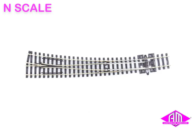 Peco - Sl-E386 - Code 80 Electrofrog - Curved Right Point (N Scale) 1