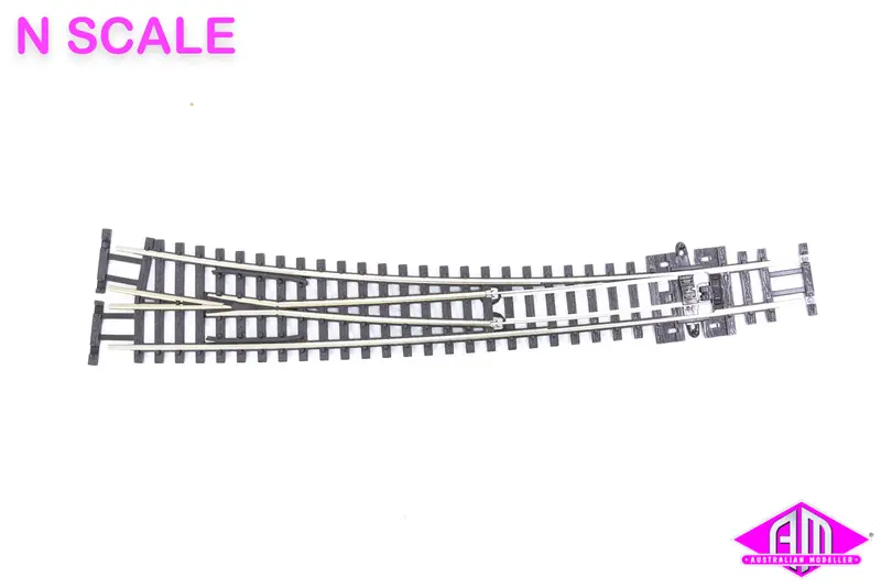 Peco - Sl-E386f - Code 55 Electrofrog - Curved Right Point (N Scale) 1
