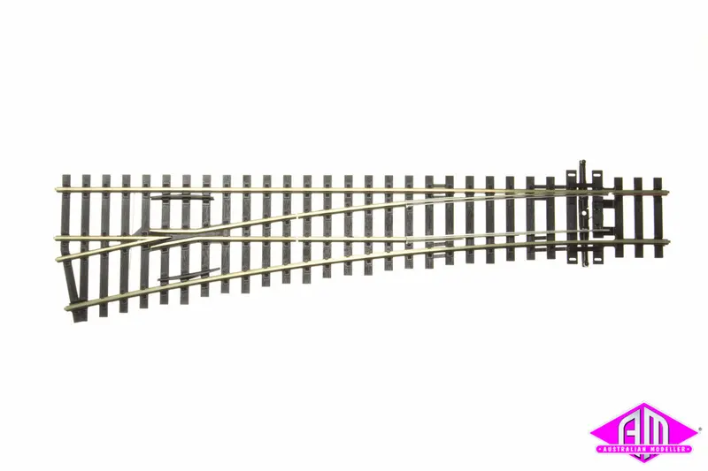 Peco - Sl-E96 - Code 100 Electrofrog - Medium Left Hand Point (Ho Scale) 1