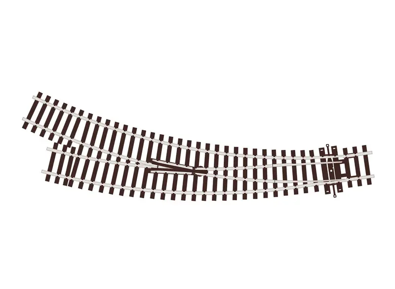 Peco - Sl-U76 - Code 100 - Curved Turnout - Small Radius - Right Hand (Ho Scale) 1
